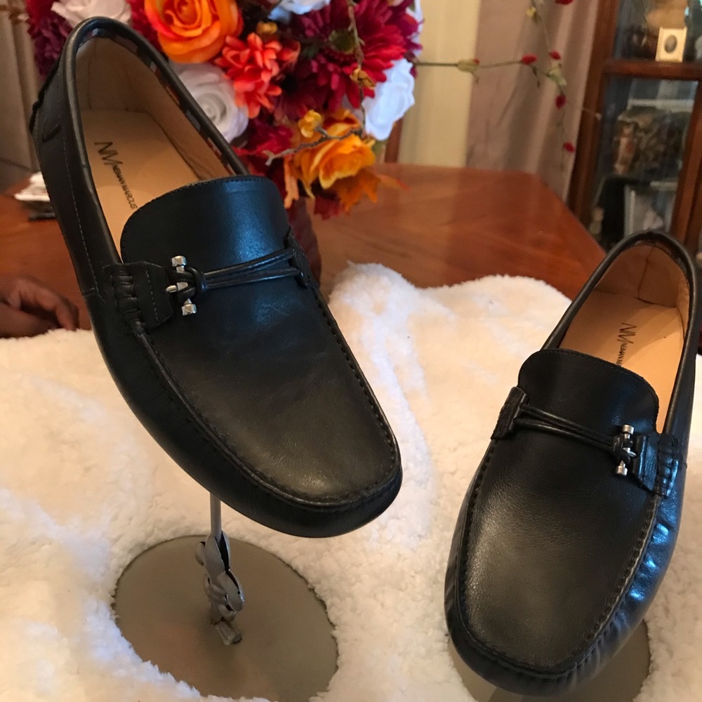 Neiman Marcus designer men’s loafer leather sz. 12